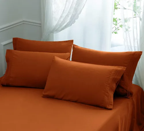 Vista 19 de Aormenzy Fundas de almohada de microfibra, tamaño estándar, calabaza Calabaza Caramelo