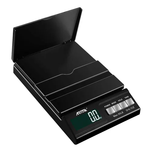 Vista 2 de Acteck Alta precisión A-CE65 Negro 0.1OZ Digital envío báscula, escala postal y escala de correo