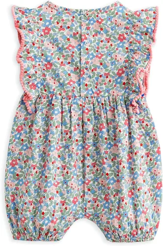 Vista 2 de Simplee kids Baby Infant Girls Cotton Sleeveless Summer Ruffle Romper Outfits 3-24 Months