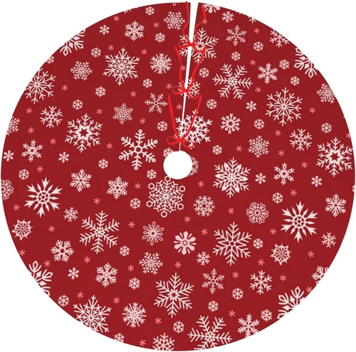 Vista 8 de Falda de árbol de Navidad de 30 pulgadas, edredón de cachorros labrador, decoraciones navideñas para fiestas festivas interiores y exteriores