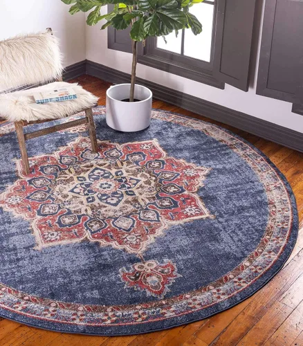 Vista 23 de Único Loom - Alfombra de la colección Utopia con estampado botánico vintage, tonos cálidos