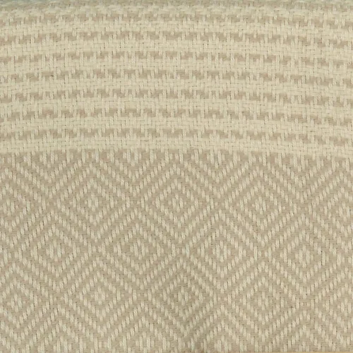 Vista 7 de Bersuse Hierapolis XL - Manta turca 100% algodón, 60 x 95 pulgadas, color beige