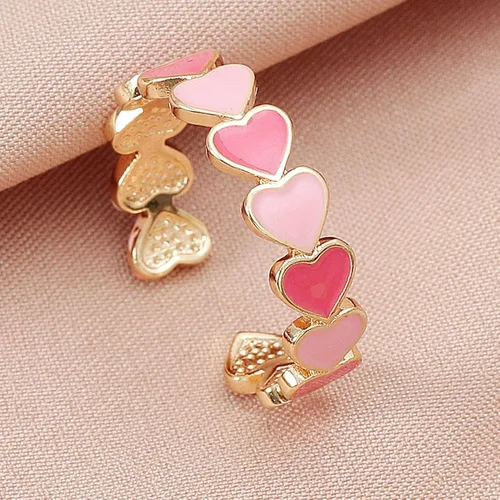 Vista 9 de Xuyuan Vintage Heart - Adjustable Bohemian Style Open,Cute Jewelry Gifts for Women and Girls on Wedding, Proposal, and Valentine's Day