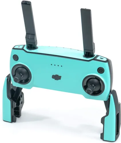 Vista 9 de Wrapgrade Skin compatible con DJI Mavic Mini Mando a distancia (Airforce Silver)