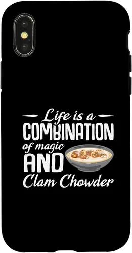 Vista 5 de iPhone 16 Life is a combination of magic and Clam Chowder Case