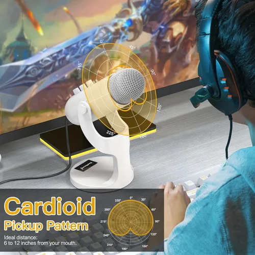 Vista 14 de ZealSound - Micrófono podcast para iPhone, PC y Android con reducción