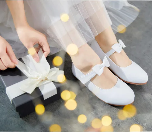Vista 3 de Felix Flora Toddler Little Girl Dress Shoes - Girl Mary Jane Flats Party School Wedding