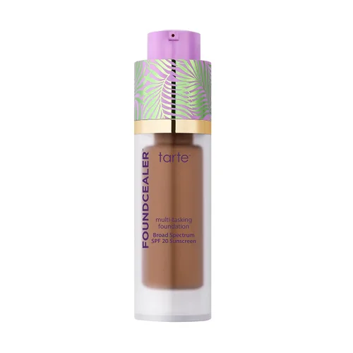 Vista 34 de tarte Babassu Foundcealer Base Dewy - Protector solar SPF 20 de amplio espectro, base y corrector en 1 con SPF, maquillaje vegano para el cuidado