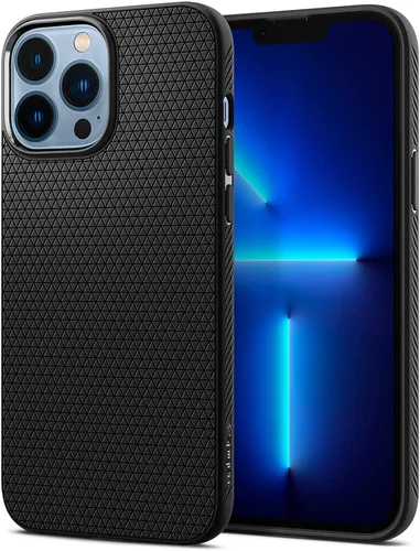 Vista 46 de Spigen Liquid Air - Funda diseñada para iPhone 11 (2019), color negro mate