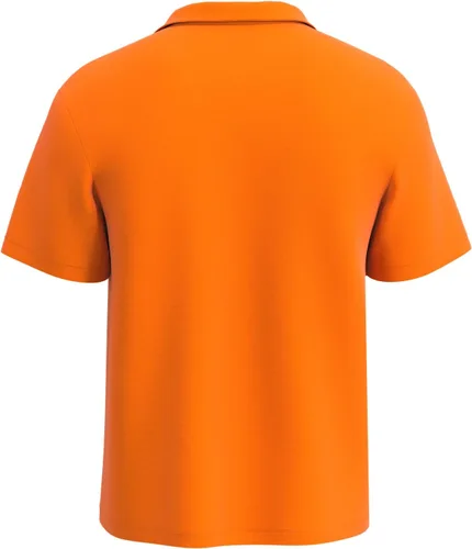 Vista 4 de Jack O' Lantern Pumpkin Halloween disfraz divertido botón abajo manga corta Bowling Shirt