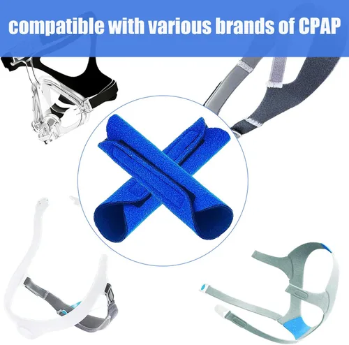 Vista 3 de Paquete de 8 fundas de correa CPAP, fundas de correa CPAP cómodas, fundas de correa CPAP, fundas para correa de protección CPAP, compatibles