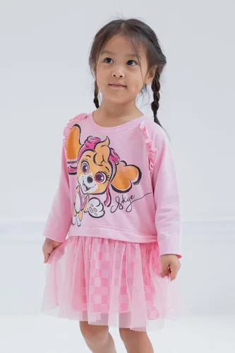 Vista 2 de Paw Patrol Skye - Vestido de rizo francés para niñas pequeñas