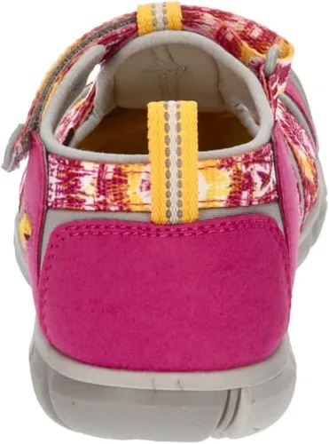 Vista 5 de KEEN Sandalia unisex Seacamp 2 CNX con punta cerrada para niños, MultiKeen Yellow, 6 Big Kid