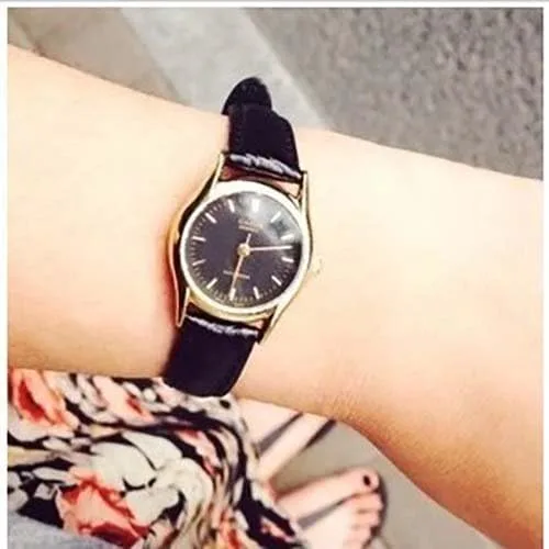 Vista 5 de Casio Estilo del reloj # LTP1094Q-1, Negro -, Moderno