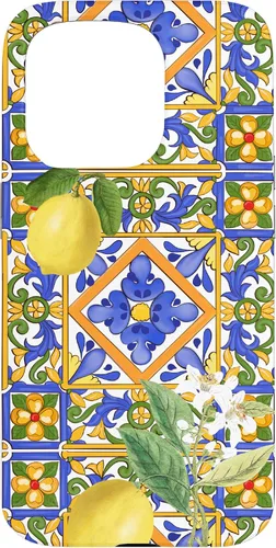 Vista 14 de Sicilian,Italian,Summer,Tiles,Citrus,Mosaic,Majolica Art Case for iPhone 17