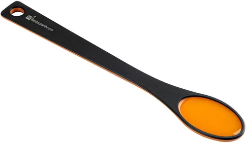 Vista 9 de Restaurantware Nature Tek - Espátula en ángulo de 13.2 pulgadas, 1 espátula giratoria de madera en ángulo, mango resistente, agujero para colgar