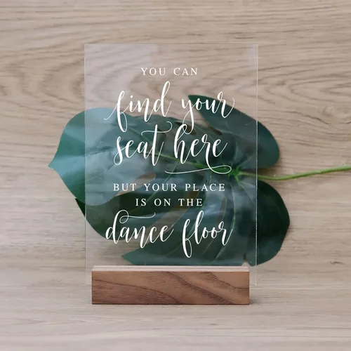 Vista 16 de Letrero de libro de invitados de audio para boda con soporte de madera - 5" x 7" aspecto de cristal transparente, letrero de libro de invitados