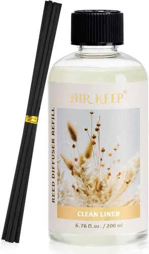 Vista 34 de Airkeep - Recarga de aceite para difusor de varillas/Brisa de abril/100ml