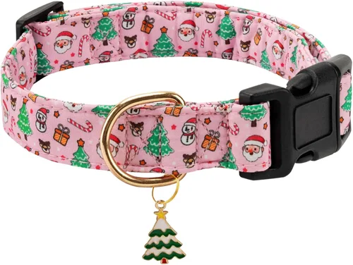 Vista 7 de Collares para perros con hebilla ajustable para lindas, hembras, hembras, machos, collar especial suave y elegante para perros con diseño de flores