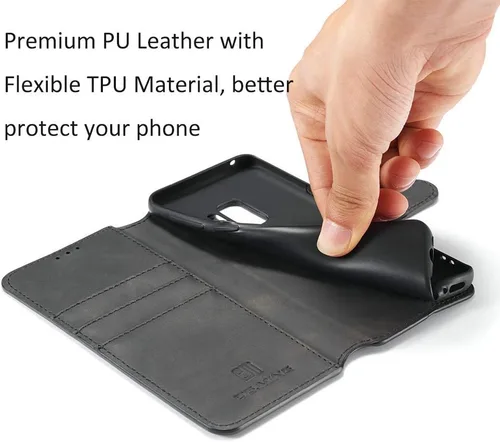 Vista 7 de UEEBAI Funda de cuero PU para Samsung Galaxy S7, Vintage Retro Premium Wallet Flip Cover TPU Inner Shell [Ranuras para tarjetas] [Cierre magnético]