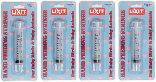 Vista 7 de Lixit Jeringa de alimentación manual para animales bebé, 10 ml