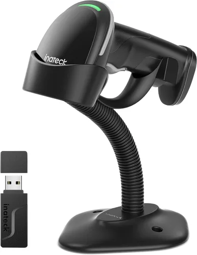 Vista 14 de Inateck Escáner de Código de Barras 2D con Soporte Inteligente, Escáner de Código QR Inalámbrico, Escáner de Mano con APP y SDK, Imagen 2D