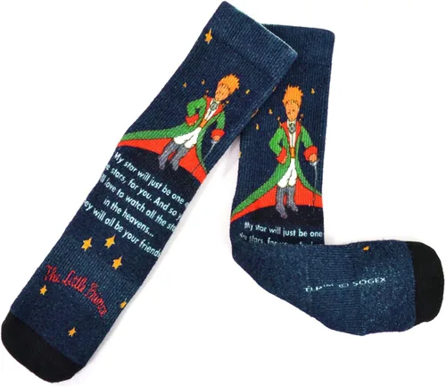 Vista 3 de Calcetines para mujer The Little Prince Cute Fun and Colorful Cotton Crew - 3 pares