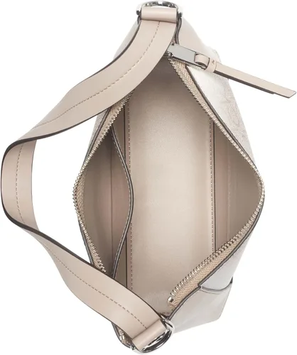 Vista 9 de Calvin Klein Quinn - Bolso de hombro con cremallera superior, neutro, multirayas, Multi rayas neutrales