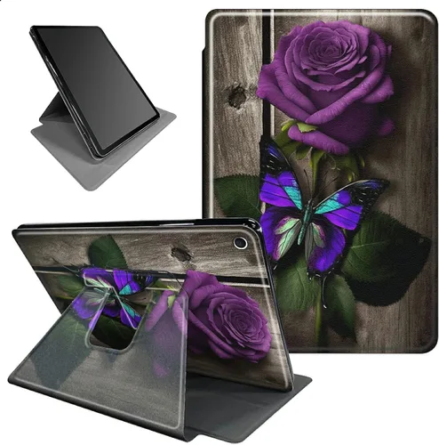 Vista 92 de Funda para iPad mini 6 para iPad mini 6ª generación 8.3 pulgadas 2021 360 grados giratorio soporte ligero protector inteligente cubierta