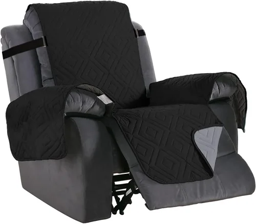 Vista 82 de H.VERSAILTEX Funda reversible para silla, protector de muebles antideslizante, resistente al agua, con correas elásticas de 2 pulgadas