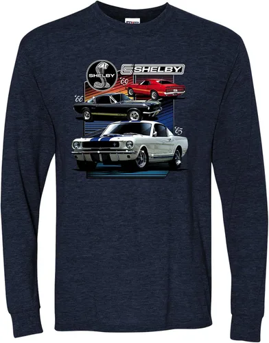 Vista 13 de Shelby '65 '66 '69 Powered by Ford Motors - Mangas largas oficiales para hombre