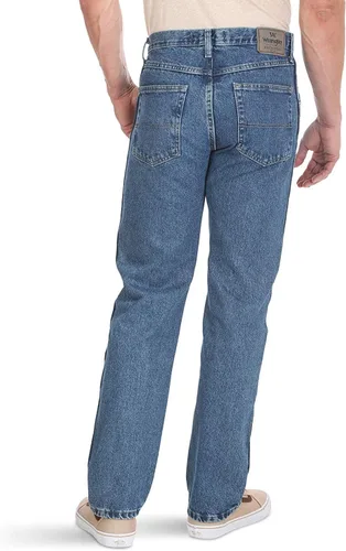 Vista 3 de Wrangler Authentics - Jeans clásicos de 5bolsillos y corte relajado y flexible para hombre