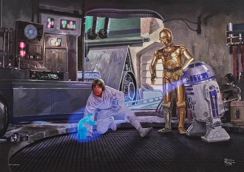 Vista 32 de MIGHTYPRINT Arte de pared de Star Wars The Mandalorian de 24 x 17 pulgadas