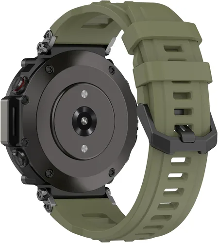 Vista 4 de TenCloud Correas compatibles con Amazfit T-Rex Ultra Watch, correa de repuesto ajustable de silicona impermeable de liberación rápida para reloj