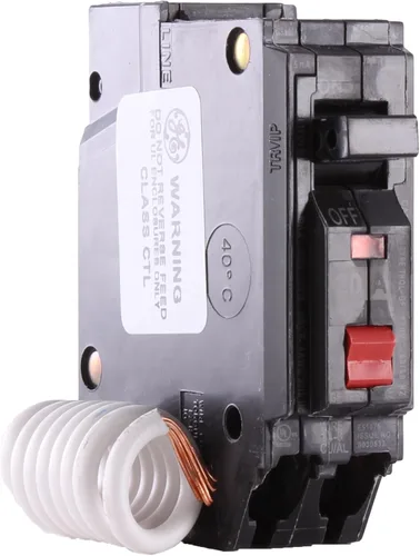 Vista 2 de ABB Q-Line® THQL1120GFTP 20A GFCI Disyuntor • Interruptor enchufable de un solo polo • 120/240V, 10 kAIC • Magnético Térmico • Interruptor