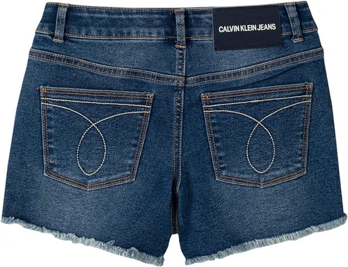 Vista 2 de Calvin Klein Chicas Roll-up Denim Short