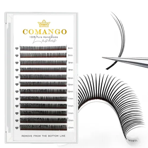 Vista 40 de CoMango Spikes - Extensiones de pestañas Flora 5D, color negro mate