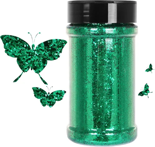 Vista 17 de Purpurina negra ultrafina, 16 onzas (1 libra), purpurina fina para manualidades de resina, uñas, vasos, slime, cosméticos y decoración de festivales