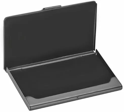 Vista 2 de Titular de la tarjeta de visita cepillado de color bronce de calidad - grabado gratuito