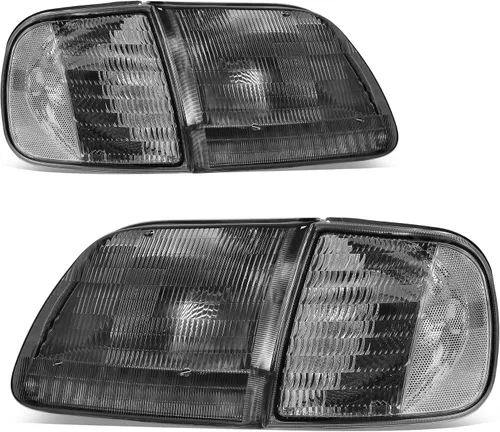 Vista 9 de oEdRo Switchback - Conjunto de faros delanteros LED compatibles con Accord 2003 2004 2005 2006 2007 DRL, par de repuesto con carcasa negra