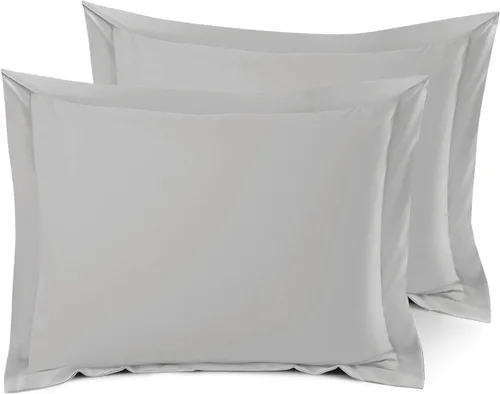 Vista 19 de Nestl Juego de 2 fundas tipo sham de almohada suaves - Fundas de almohada de microfibra de doble cepillado - Fundas de almohada de cama premium