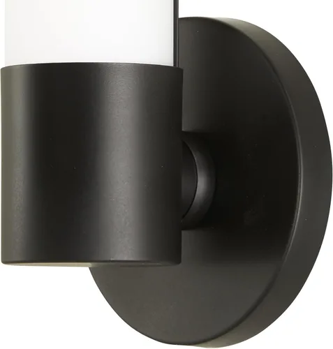 Vista 3 de George Kovacs P5041-66A-L Saber II - Aplique de pared, 1 luz LED de 12 vatios, negro mate