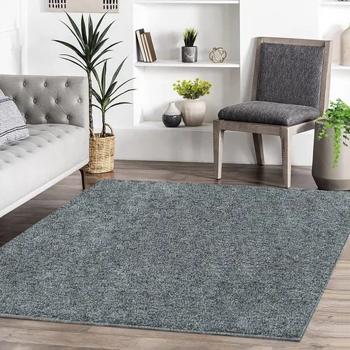 Vista 13 de Fashionwu Alfombra grande de 8 x 10 pies, para dormitorio, oficina, moderna, elegante, de hilo teñido, de alta resistencia, calidad de hotel