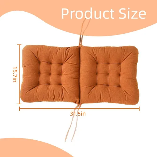 Vista 2 de Cojín de asiento de oficina, almohadilla antideslizante con soporte lumbar, ideal para escritorio, juegos, banco o sentarse en el suelo