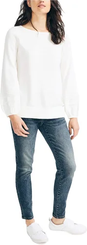 Vista 2 de Nautica Suéter clásico de algodón suave para mujer