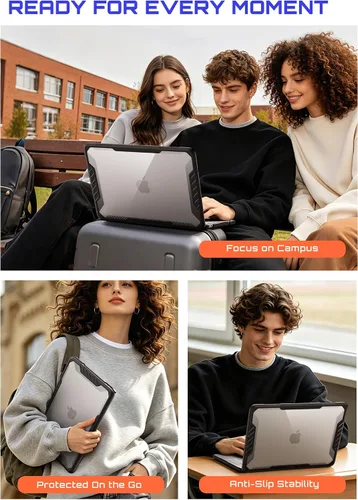 Vista 6 de SUPCASE Funda para MacBook Neo de 13 pulgadas 2026, modelo A3404 A18 Pro Negro