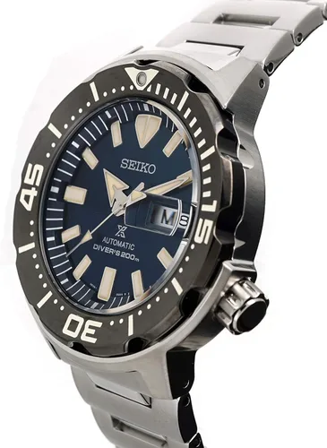 Vista 2 de SEIKO Prospex SRPD25K1 - Reloj automático con esfera azul de 6562ft Plateado Buceador