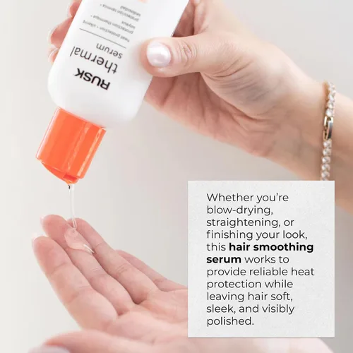 Vista 6 de RUSK Designer Collection Suero térmico con aceite de argán, 4.2 fl. oz.