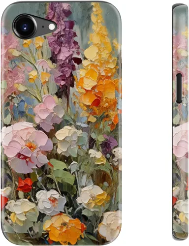 Vista 74 de LUHOURI Funda para iPhone 12 Mini, compatible con carga inalámbrica, doble capa, interior de silicona suave + carcasa exterior dura, bonito diseño