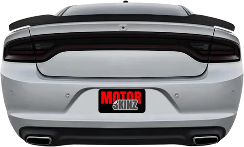 Vista 3 de SlickMod Tinte de humo de vinilo precortado para luz trasera Dodge Charger 2015-2022 (20% humo oscuro, 1. luz trasera)